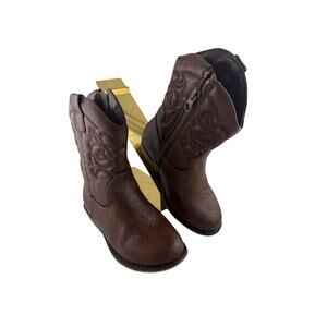Girls Cat & Jack Memphis Western Boots Size: 9 NWOB